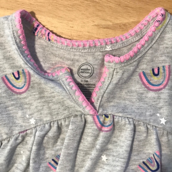 2 piece gray dress with matching bloomers - Picture 3 of 4